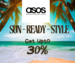 Asos – Get Upto 30% OFF On Sun- Ready Styles