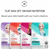 Wellbeing Nutrition- Get Flat 20% off on kids nutrition items