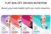 Wellbeing Nutrition- Get Flat 20% off on kids nutrition items
