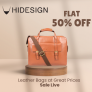 Hidesign Steals: Flat 50% Off Leather Bags!
