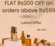 FLAT Rs200 OFF on order above  Rs599