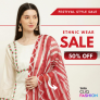 Tata CLiQ Festival Sale – Min. 50% OFF on Women’s Ethnic Wear!