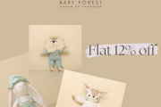 BABY FOREST – Flat 12% off on soft and wooden toys