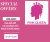 pink queen offers flat 15% off on purchase of 4 items at pink queen