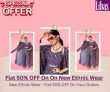 Libas – New Ethnic Wear – Flat 50% OFF On Your Orders