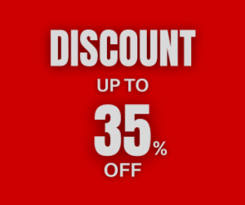​​​​​​​Grab up to 35% OFF on your orders.
