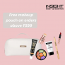 Insight Cosmetics-Free makeup pouch on orders above ₹599