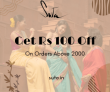 Suta-Get Rs100 OFF on Orders Above 2000