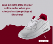 Skechers Get Extra 10% Off Online Order, Pick up In-Store