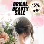 Bridal Beauty Sale: Flat 15% OFF on Wedding Essentials!