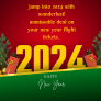 jump into 2024 with wanderlust! unmissable deal on your new year flight tickets.