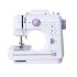 KPCB FHSM-201 White & Plastic Purple Mini Sewing Machine