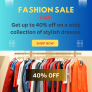 H&M Get up to 40% off on a wide collection of stylish dresses.