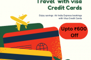 Air India Express – Get Upto ₹600 Off On Visa Credit Cards.
