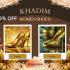Khadim GET 40% OFF Gold Mojari Jutti Ethnic Shoe for Men
