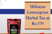 Blue Tea – Buy Hibiscus Lemongrass Herbal Tea Only at Rs.579