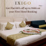 Ixigo- Get Flat 66% off up to ₹666 on your First Hotel Booking