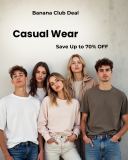 Banana Club Deal Casual Wear Coupon Code – Save Up to 70% OFF