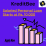 KreditBee Salaried Personal Loan Starts at Rs. 10,000