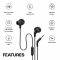 JBL Endurance Run 2, Sports in Ear Wired Earphones with Mic
