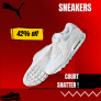 Puma’s Court Shatter Low Sneakers at 42% Off – Limited Deal