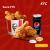 Crunchy Savings of Rs. 75 & Enjoy 2pc Hot & Crispy Chicken, 4 chicken wings