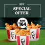 Enjoy Special 11 meal by saving Rs. 164 on 3 Pc Chicken Leg Piece, 4 Pc Peri peri Strips & 4 Pc Hot Wings