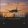 Happy fares-flight tickets get offer 10% off