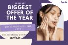 Sanfe-biggest offer of the year-Buy 5 products for @999