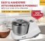 Lee Star Electric Atta Dough Kneader with Stainless Steel Bowl, White – LE-837
