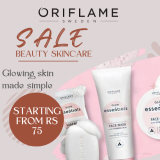Oriflame – Glowing skin made simple Starting from Rs 75