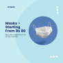 Masks – Starting From Rs 80