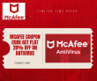 Mcafee coupon code Get Flat 20% OFF on Antivirus