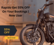 Rapido Get 55% OFF On Your Bookings | New User