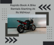 Rapido Book A Bike Rentals Starting At Rs 99/Hour