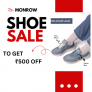 Monrow famme fusion shoes to get ₹500 off on sneakers