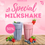 ONDOOR OFFERS GET 50% OFF ON MILK SHAKES