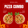 DOMINOS-Buy 2 Regular Pizzas Starting @ ₹99