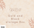 Gold And Black Storage Box Rs 1,541