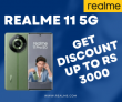 Discount of up to Rs 3000 available on the realme 11 5G