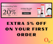 O3 plus-Extra 5% Off Your First Order at O3 Plus