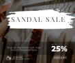 Sandal Sale: Enjoy Up to 25% Off Your Purchase!