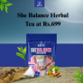 Blue Tea – Buy She Balance Herbal Tea at Rs.699