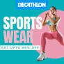 Decathlon-Get upto 69% off on Sports Wear