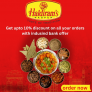 Haldiram-Get 10% discount on ordering with indusind card