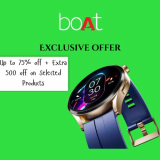Boat – Exclusive Offer – Up to 75% off + Extra 500 off on Selected Products