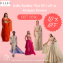 Kalki Fashion- Flat 10% off on Designer Dresses