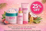 CoCo&Eve Hair Treatments Get 25 % Off !!