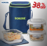 Borosil Klip Store Lunchbox with Bag.( upto 38% off ).