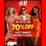 H&M- Get Up to 70% off (Last chance)